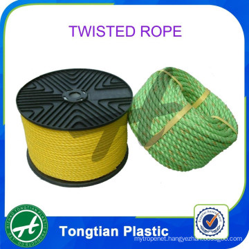 Green twisted pp sea rope